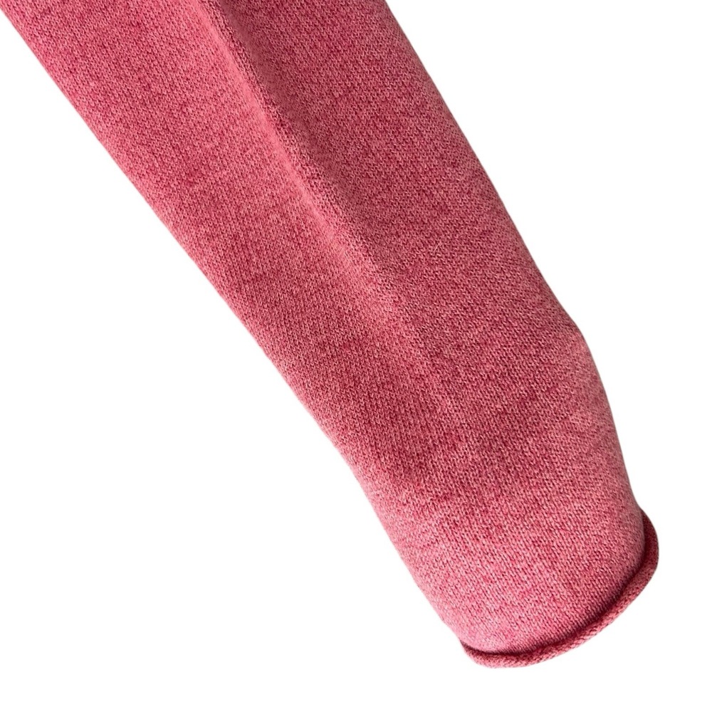 Aigle Faux Wrap Jumper Sweater Women's 40 Medium Salmon Long Sleeve Missing Tie‎ - Picture 5 of 9